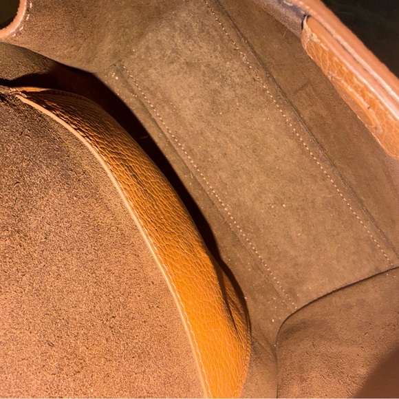 Cuyana Mini Double Loop Brown Leather Shoulder Bag - Picture 3 of 8